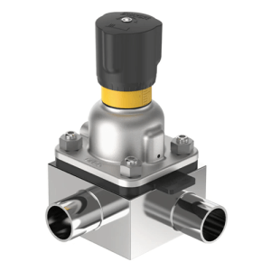 2934 T-Diaphragm Valve with Manually Operated Actuator
