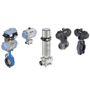 8805 Ball and Butterfly Valves with Pneumatic Rotary Actuator