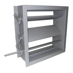 Industrial Aluminum Airfoil Control Damper For Clean Air Applications Only