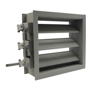 Industrial Formed Steel Airfoil Hi-Temperature Control Damper
